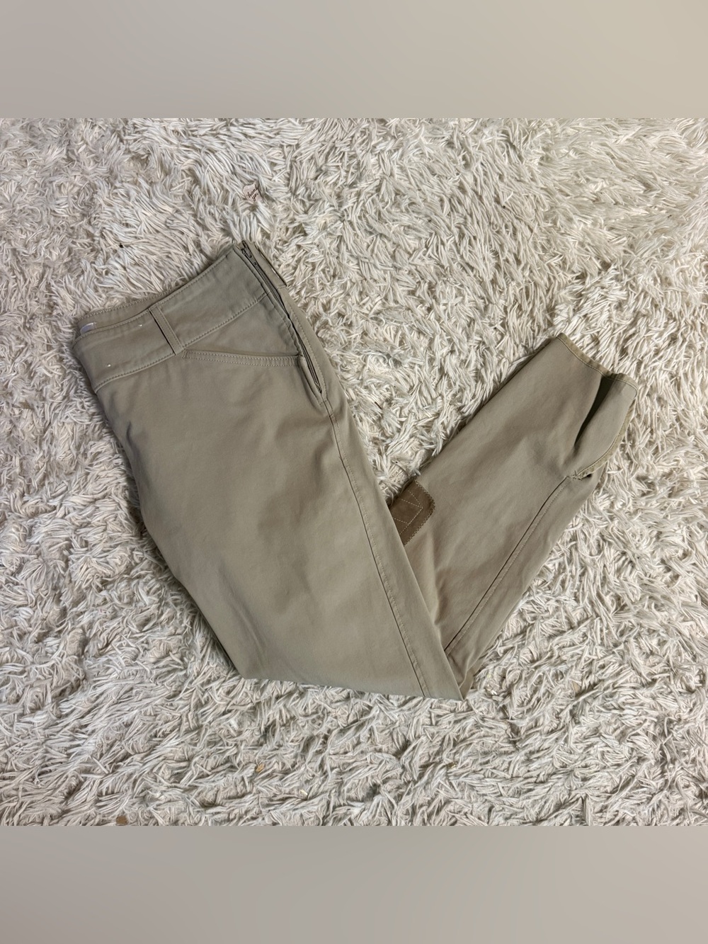 Women’s Size 34R Tan Tailored Sportsman Knee Patch Horseback Riding Breeches
